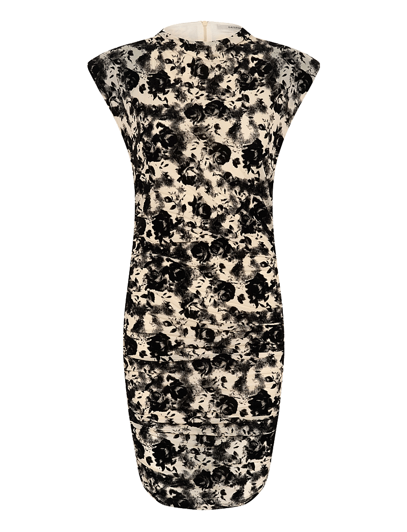 Gestuz - GZflora dress - etuikleider - butter yellow / black - 1