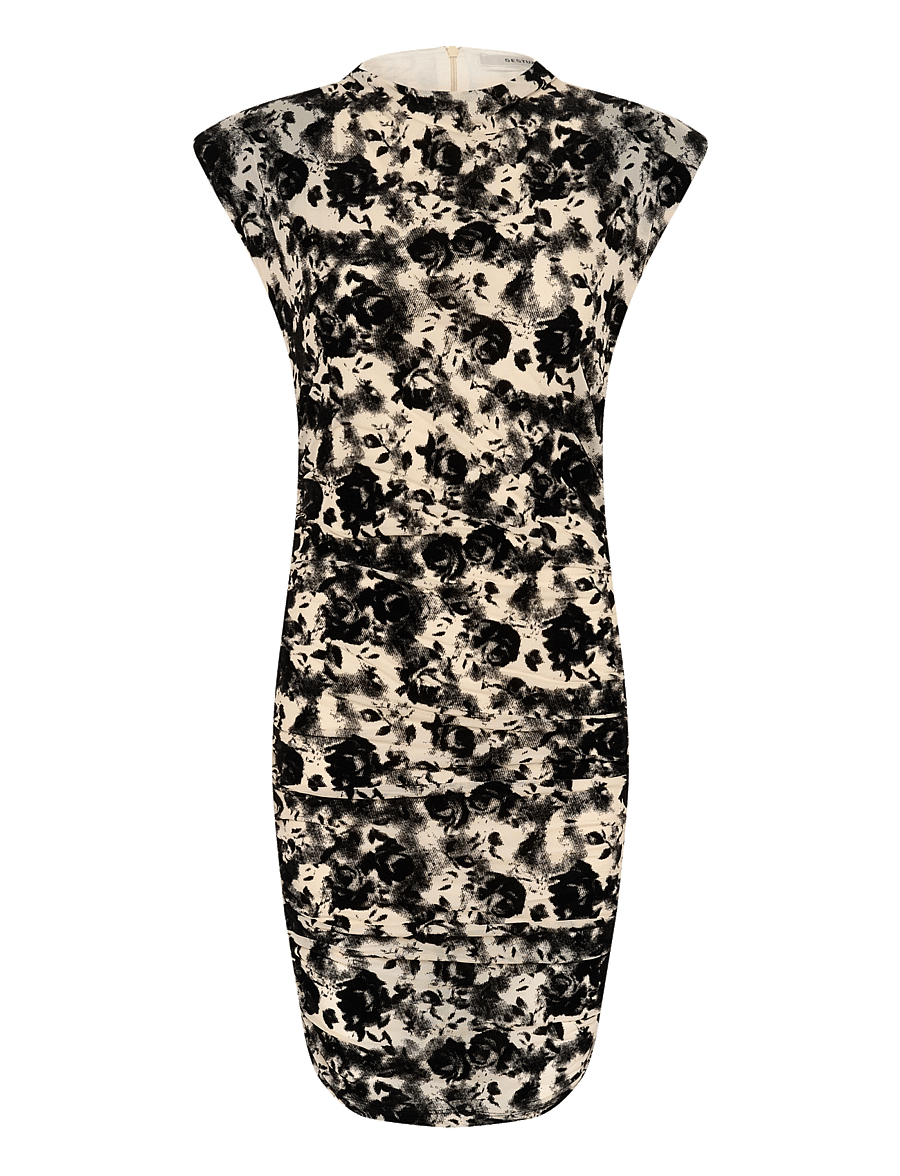 Gestuz - GZflora dress - etuikleider - butter yellow / black - 1