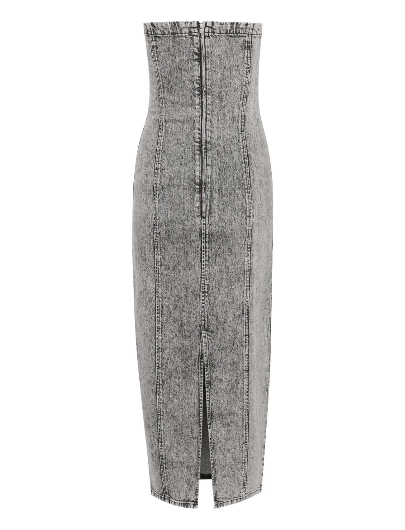 Gestuz - GZzauma SL long dress - sukienki dopasowane - vintage grey wash - 2