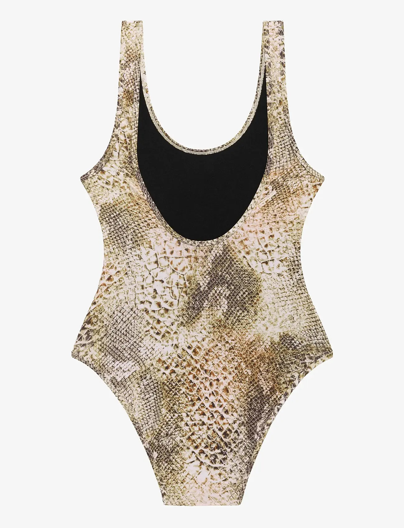 Gestuz - GZsage P swimsuit - badedragter - golden snake - 2