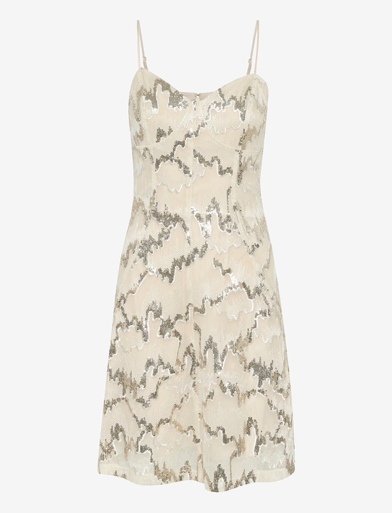 Gestuz - GZsagina short dress - sommarklänningar - birch with sequins - 1