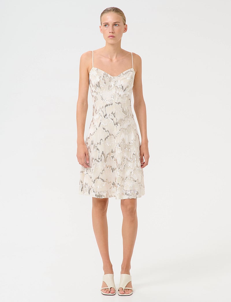 Gestuz - GZsagina short dress - sommerkleider - birch with sequins - 3