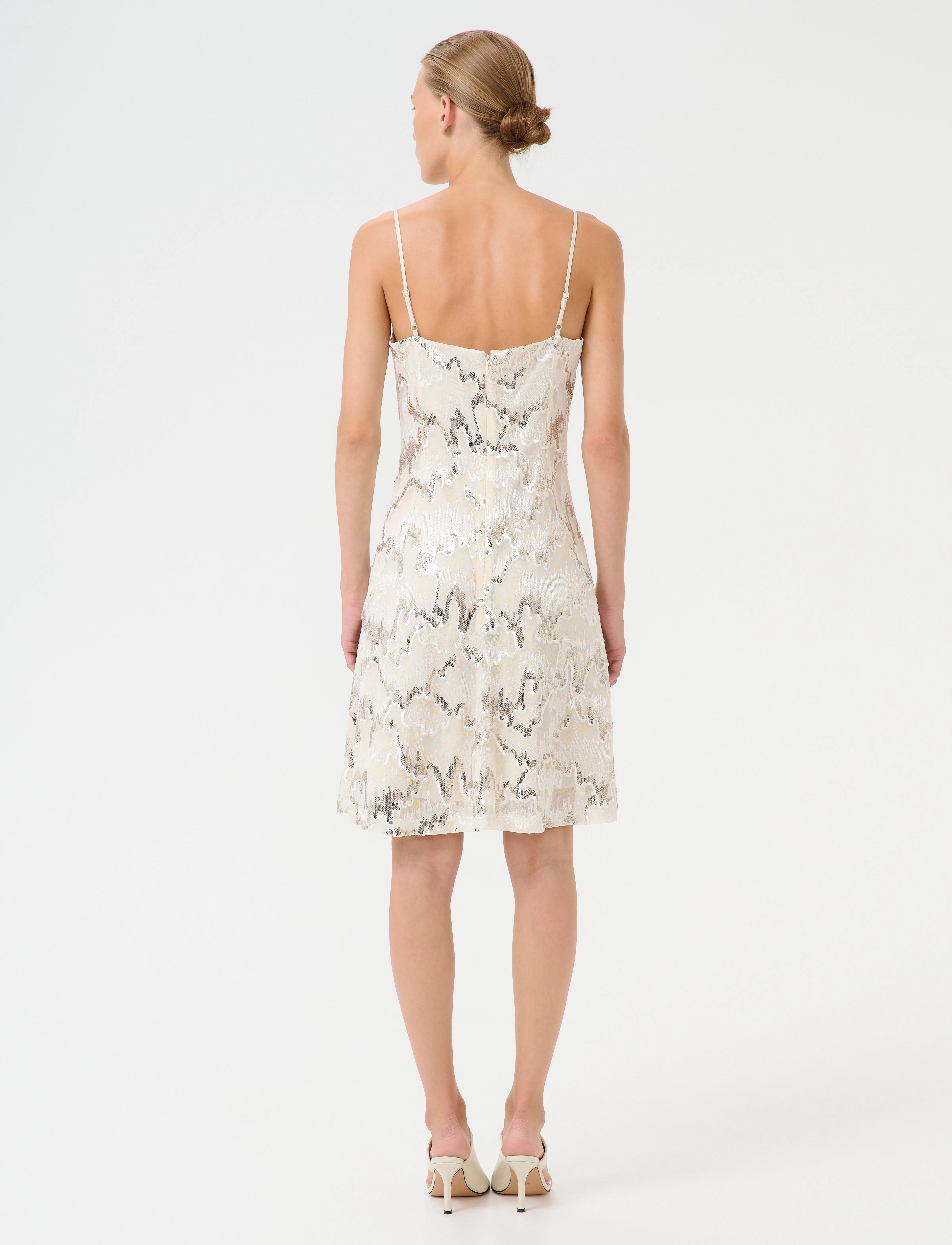 Gestuz - GZsagina short dress - birch with sequins - 4