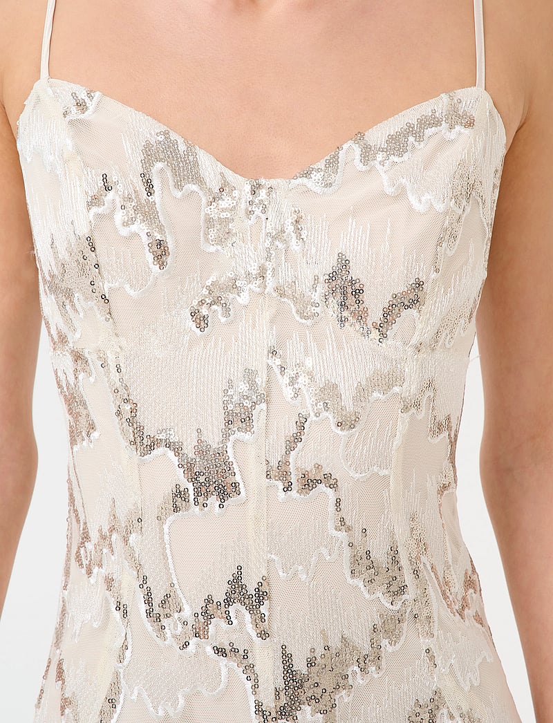 Gestuz - GZsagina short dress - sommerkleider - birch with sequins - 5