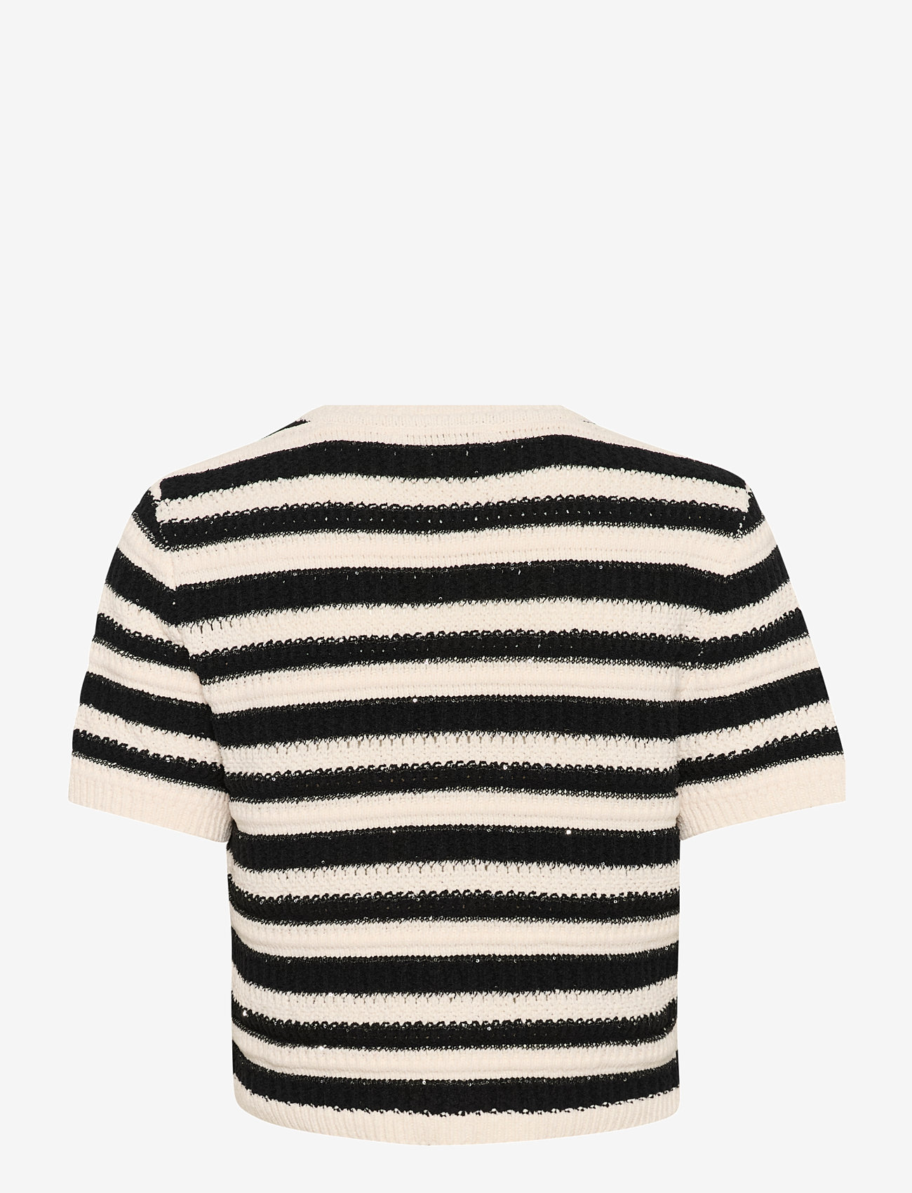 Gestuz - GZsailie cardigan - cardigans - black/white striped - 2