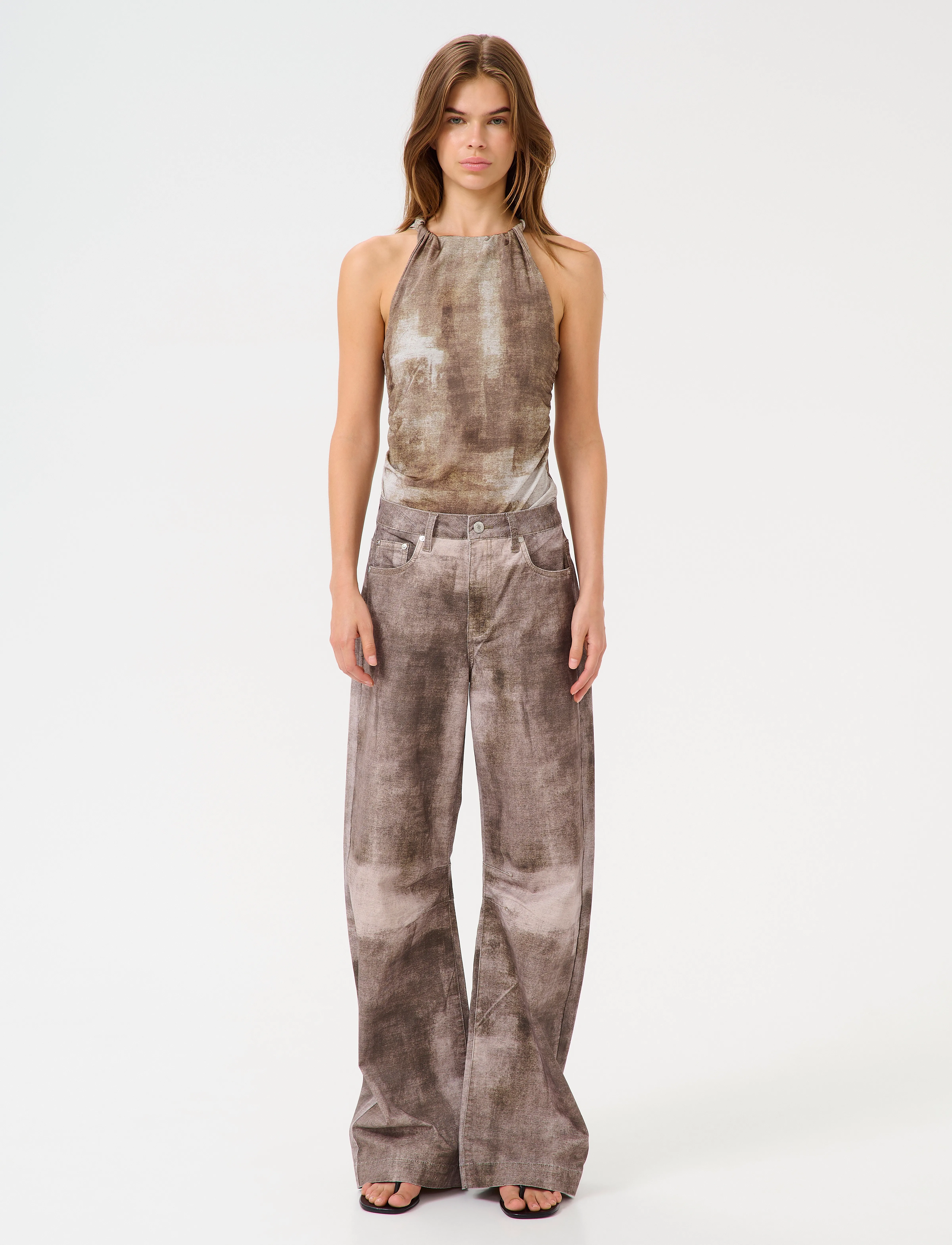 Gestuz - GZgala P top - silver sage denim - 3