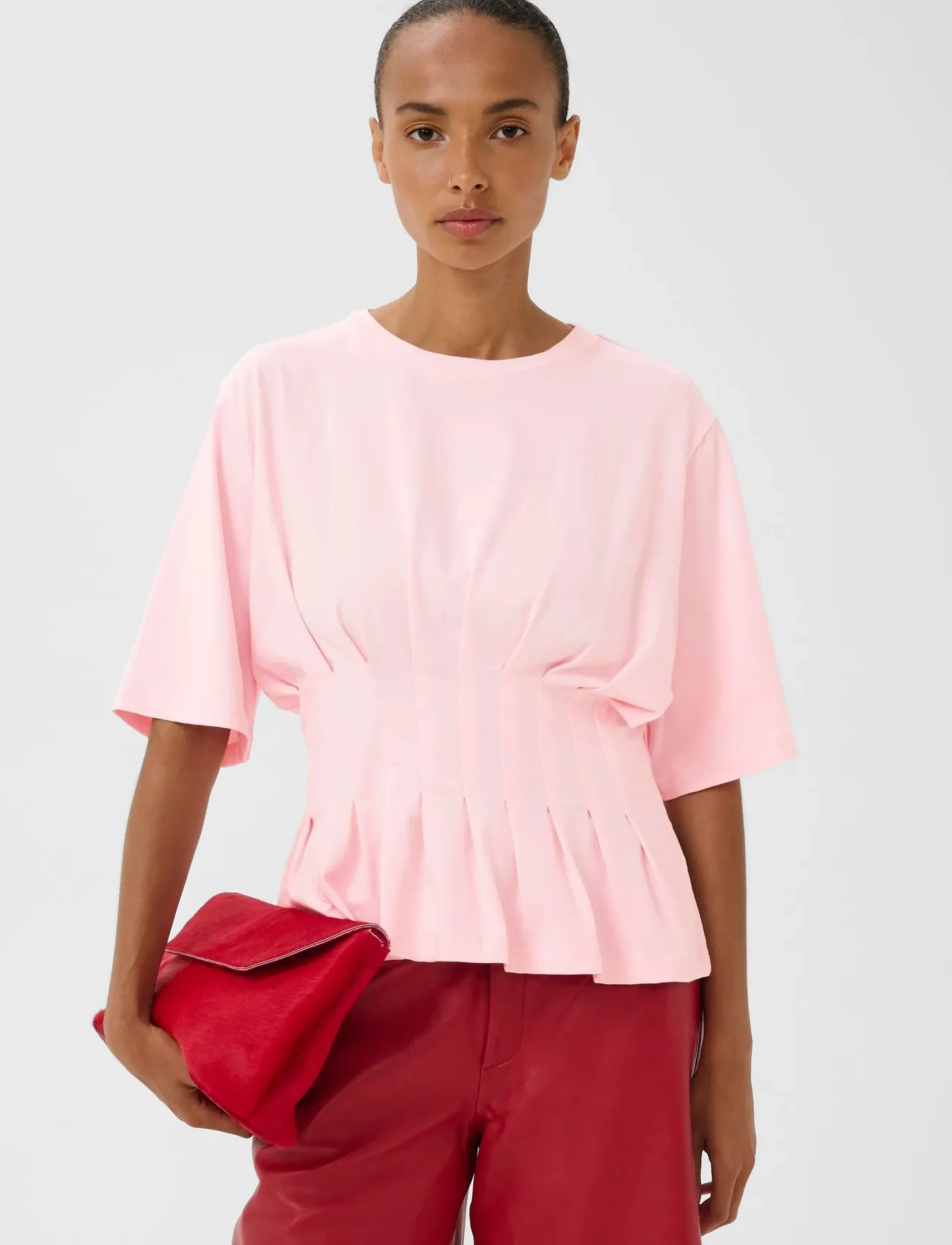 Gestuz GZinez tee - T-shirts & Toppe - BALLET SLIPPER / pink/rose