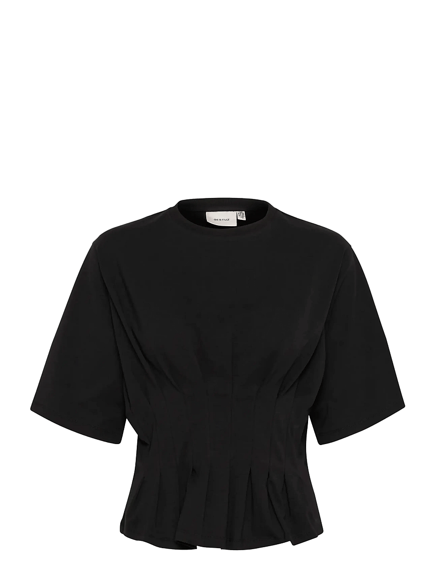 Gestuz - GZinez tee - t-shirts - black - 1