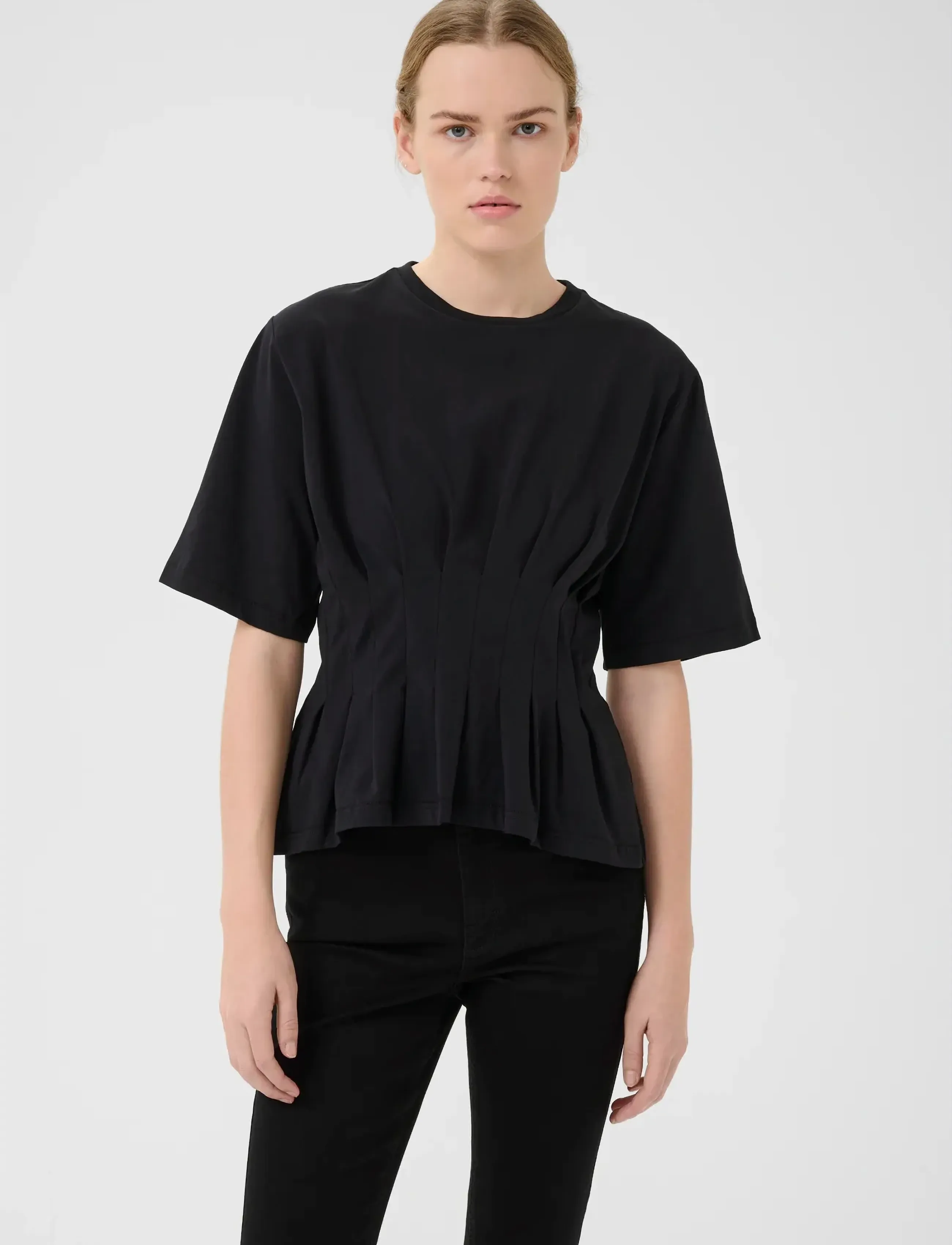 Gestuz Gzinez Tee, S, T-shirts & Oberteile, Schwarz - Short-sleeved, Frauen