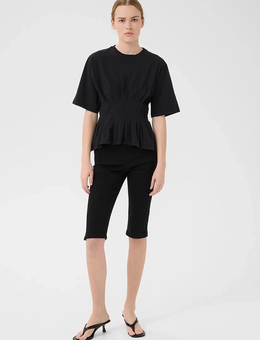 Gestuz - GZinez tee - t-shirts - black - 3