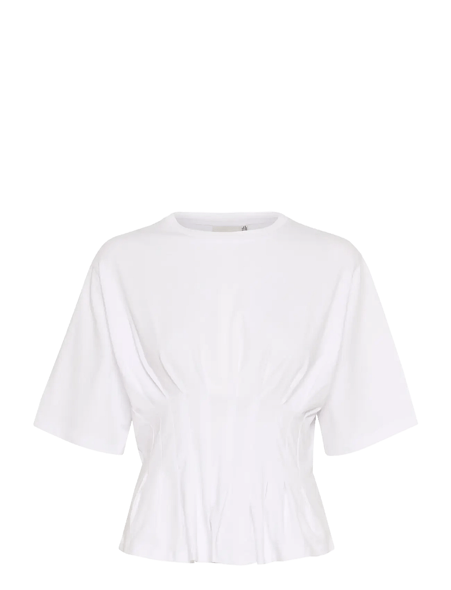 Gestuz - GZinez tee - t-shirts - bright white - 1