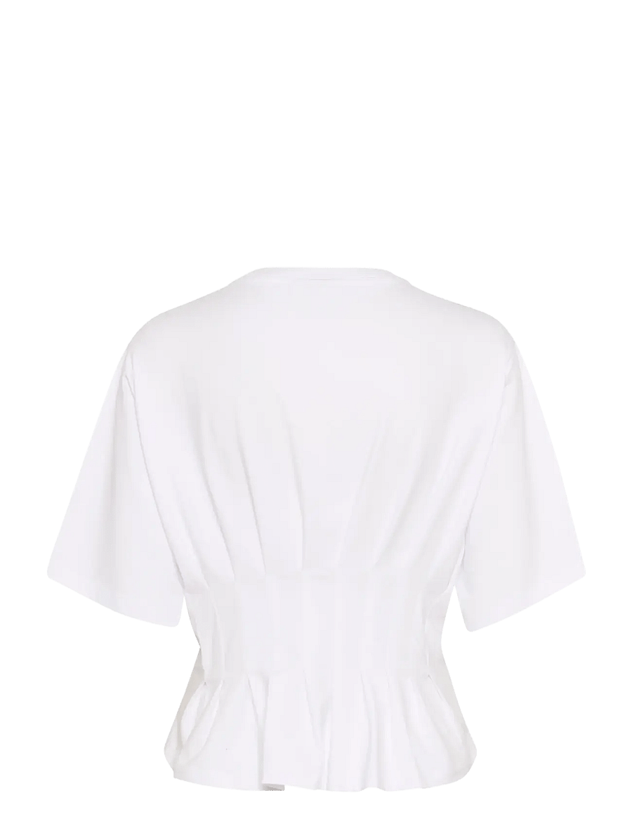 Gestuz - GZinez tee - t-shirts - bright white - 2