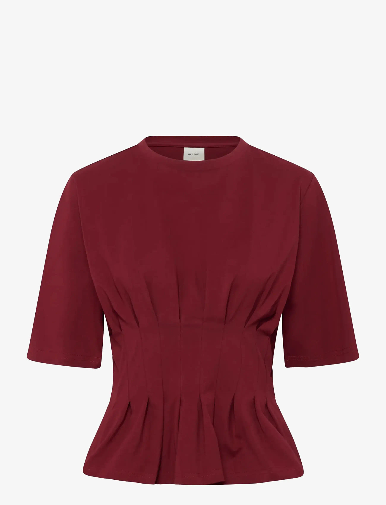 Gestuz - GZinez tee - t-shirts - cabernet - 1