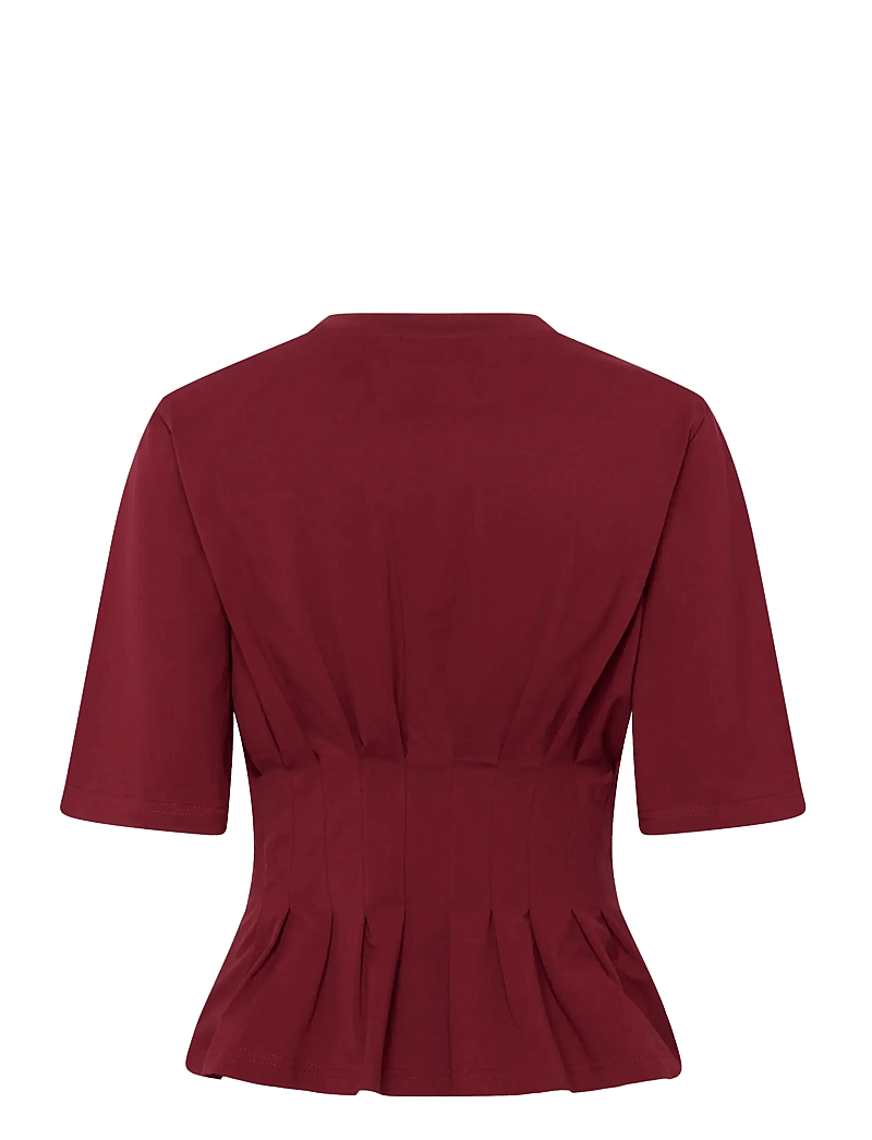 Gestuz - GZinez tee - t-shirts - cabernet - 2