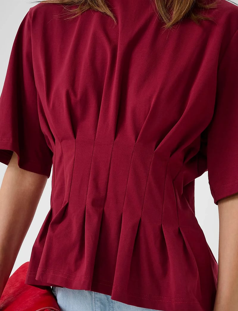 Gestuz - GZinez tee - t-shirts - cabernet - 5