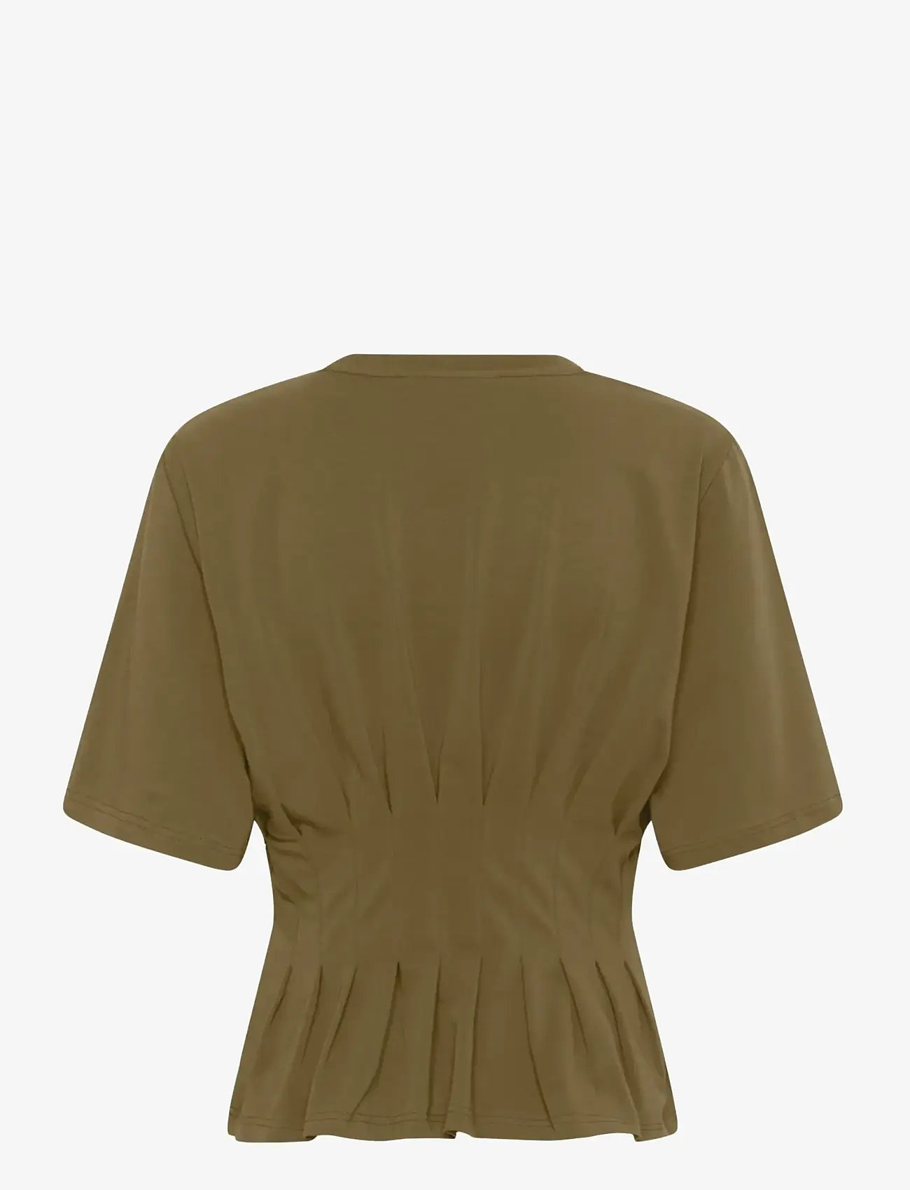 Gestuz - GZinez tee - t-shirts - military olive - 2