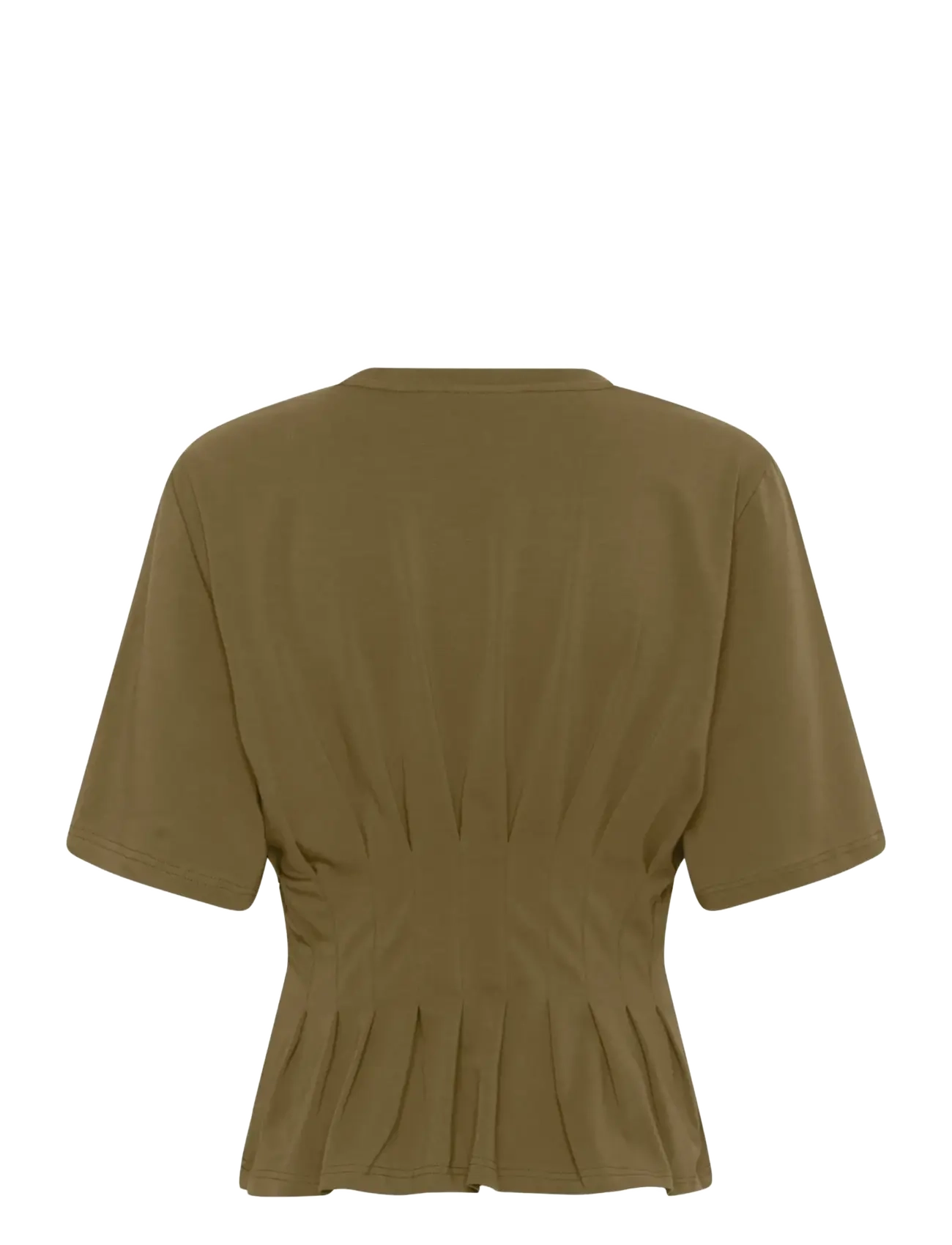 Gestuz - GZinez tee - t-shirts - military olive - 2
