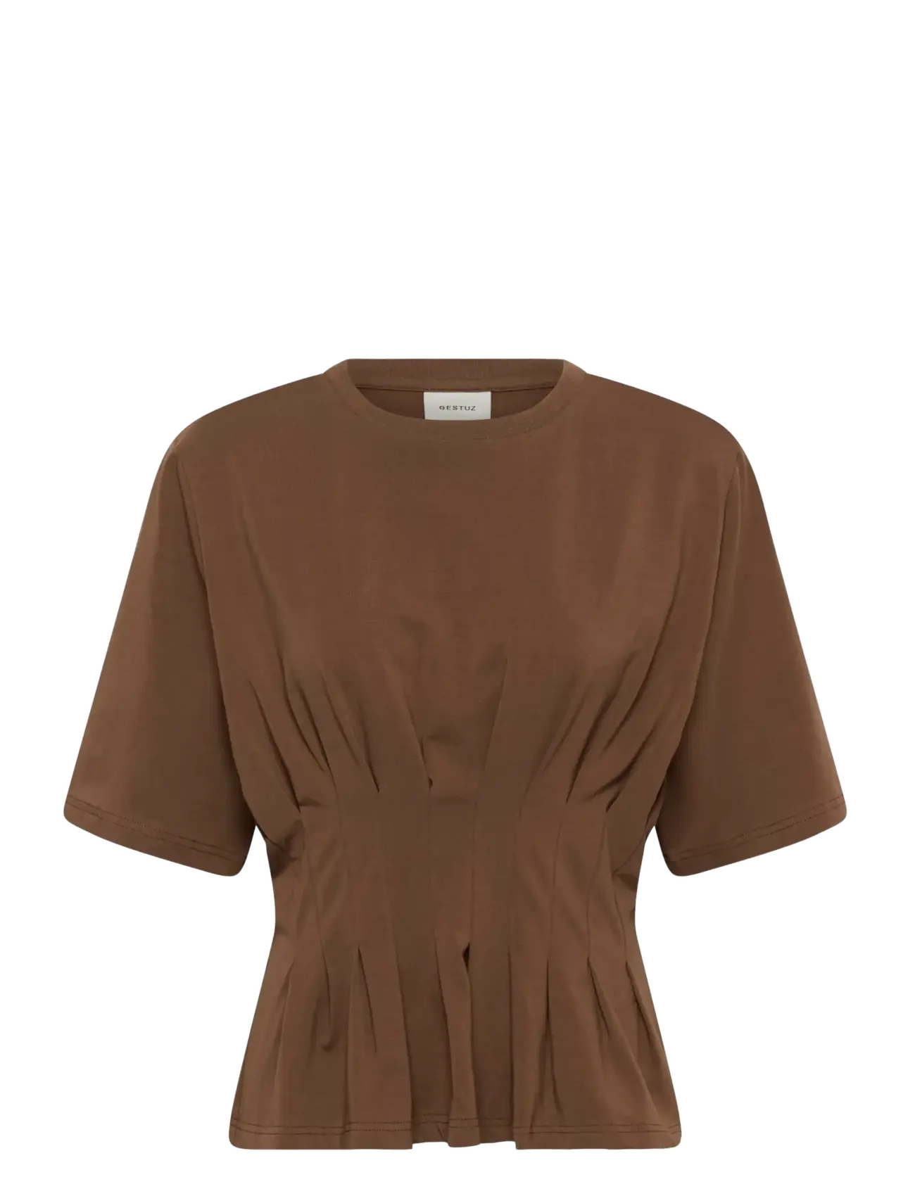 Gestuz GZinez tee - Last chance - RAIN DRUM / brown