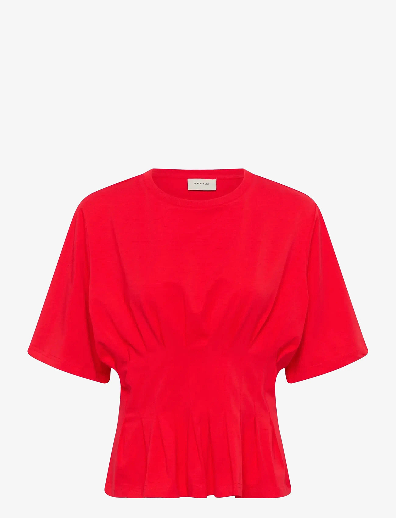 Gestuz - GZinez tee - t-shirts - tomato - 1