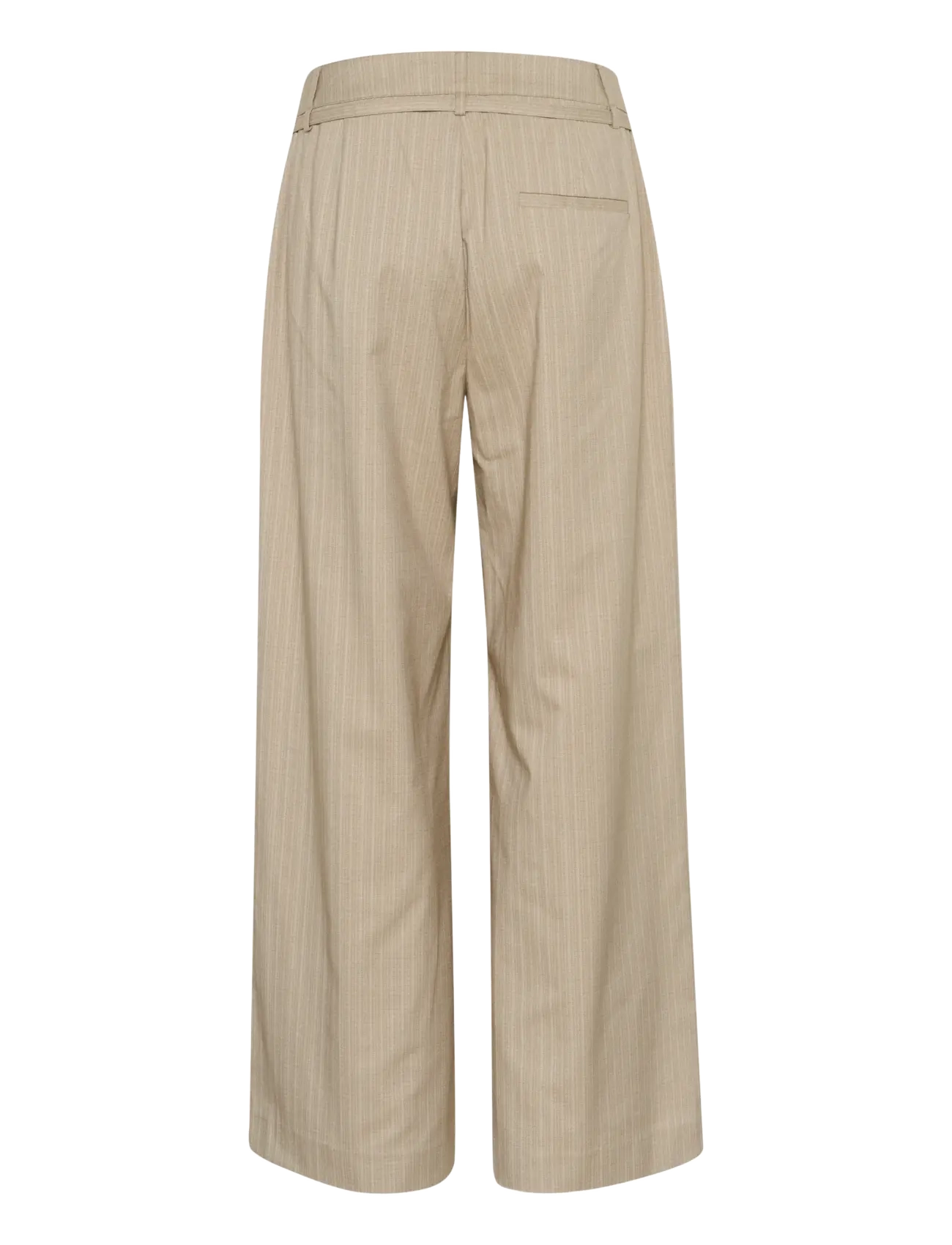 Gestuz - GZtiff HW wide pants - pinstripe dust green - 2