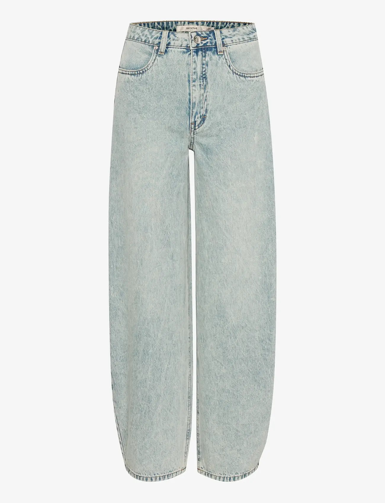 Gestuz - GZasher HW barrel jeans - barrel jeans - mid acid wash - 1