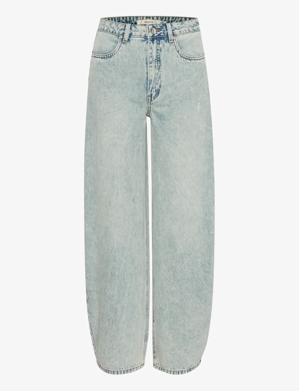 Gestuz - GZasher HW barrel jeans - barrel lõikega teksad - mid acid wash - 1