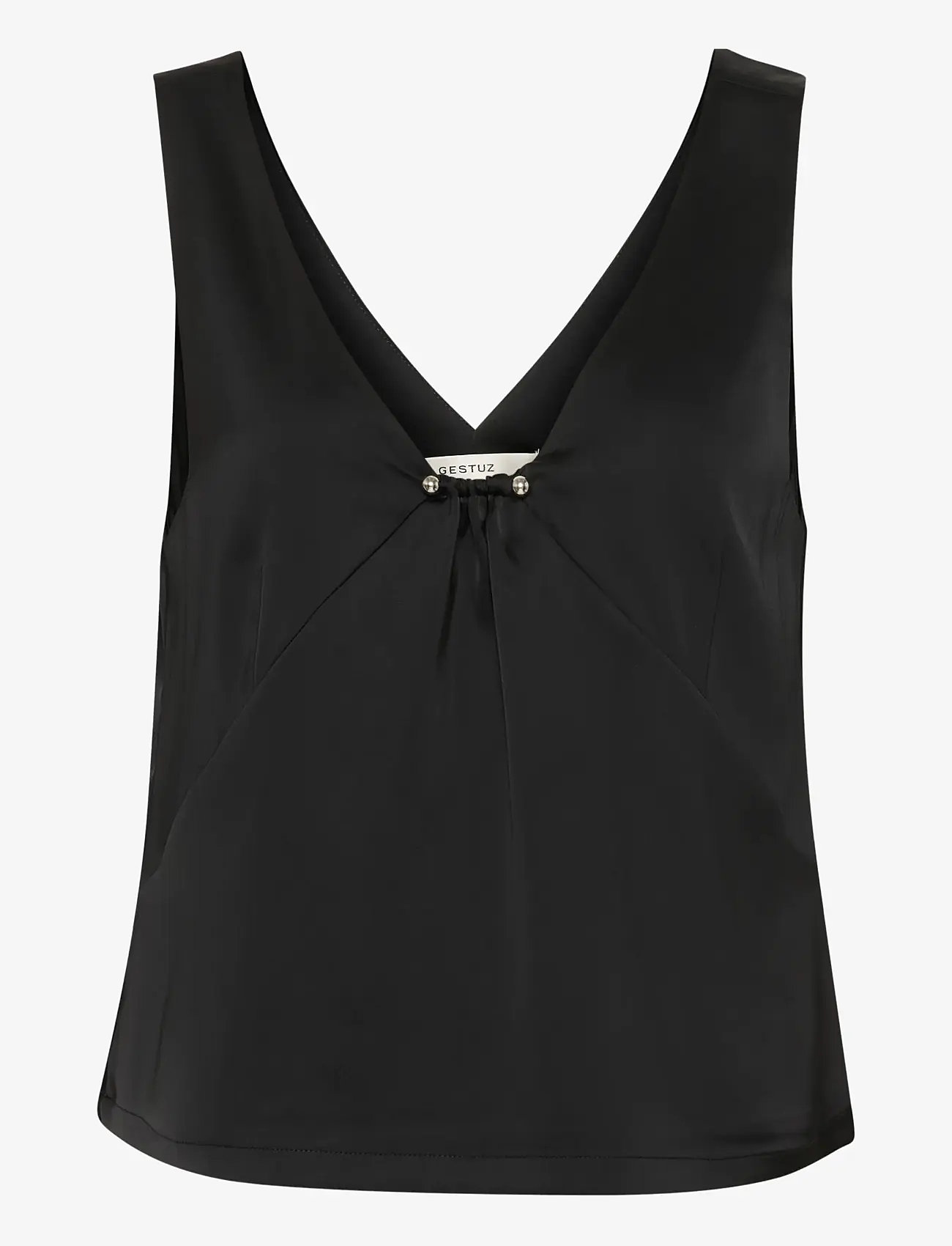 Gestuz - GZjessie top - linnen - black - 1