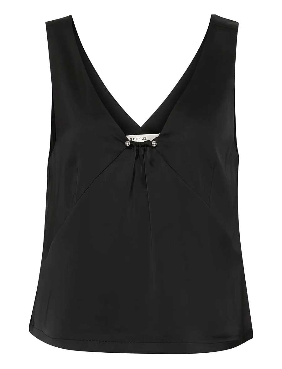 Gestuz - GZjessie top - topid ja varrukateta alussärgid - black - 1
