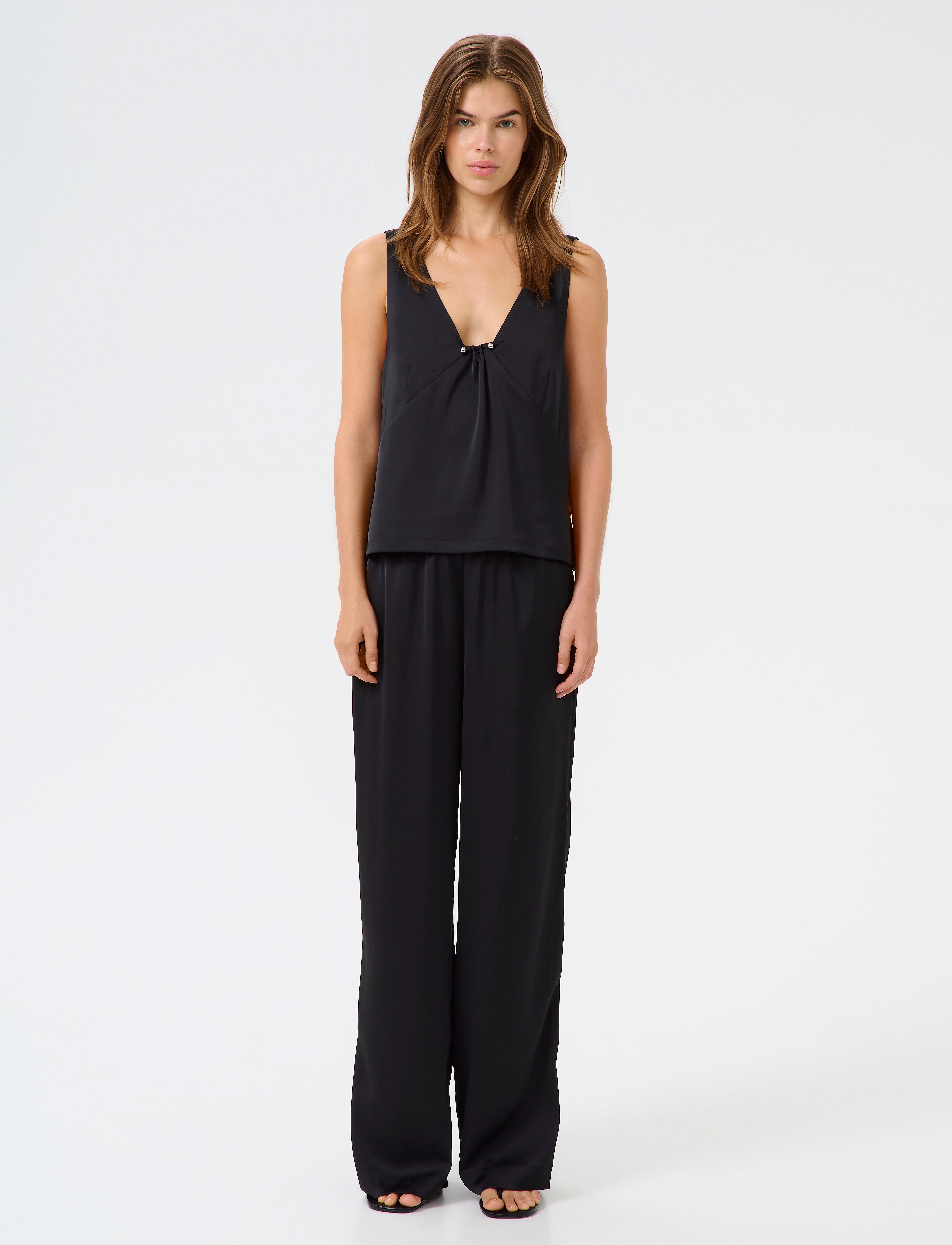 Gestuz - GZjessie top - sleeveless tops - black - 3
