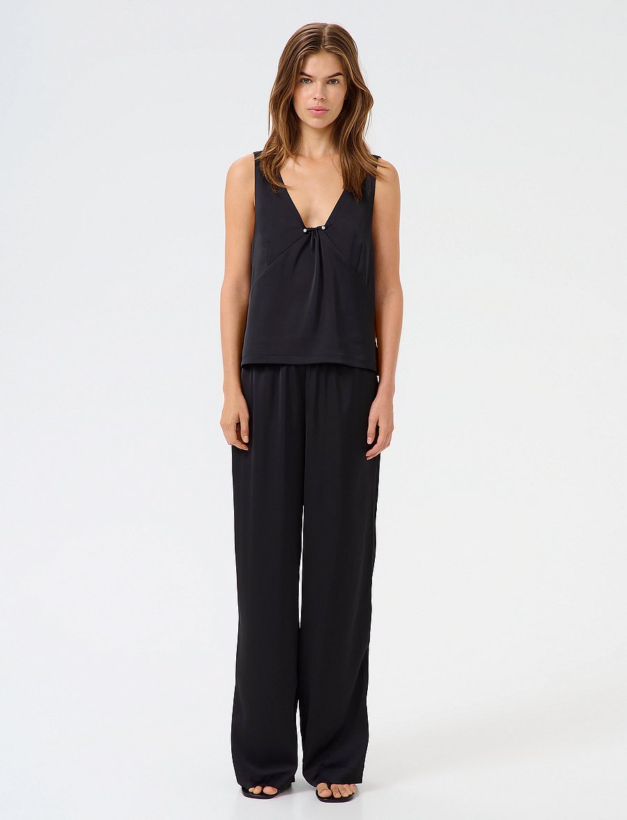 Gestuz - GZjessie top - topid ja varrukateta alussärgid - black - 3