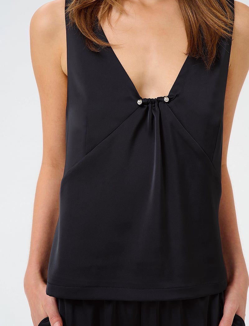 Gestuz - GZjessie top - linnen - black - 5