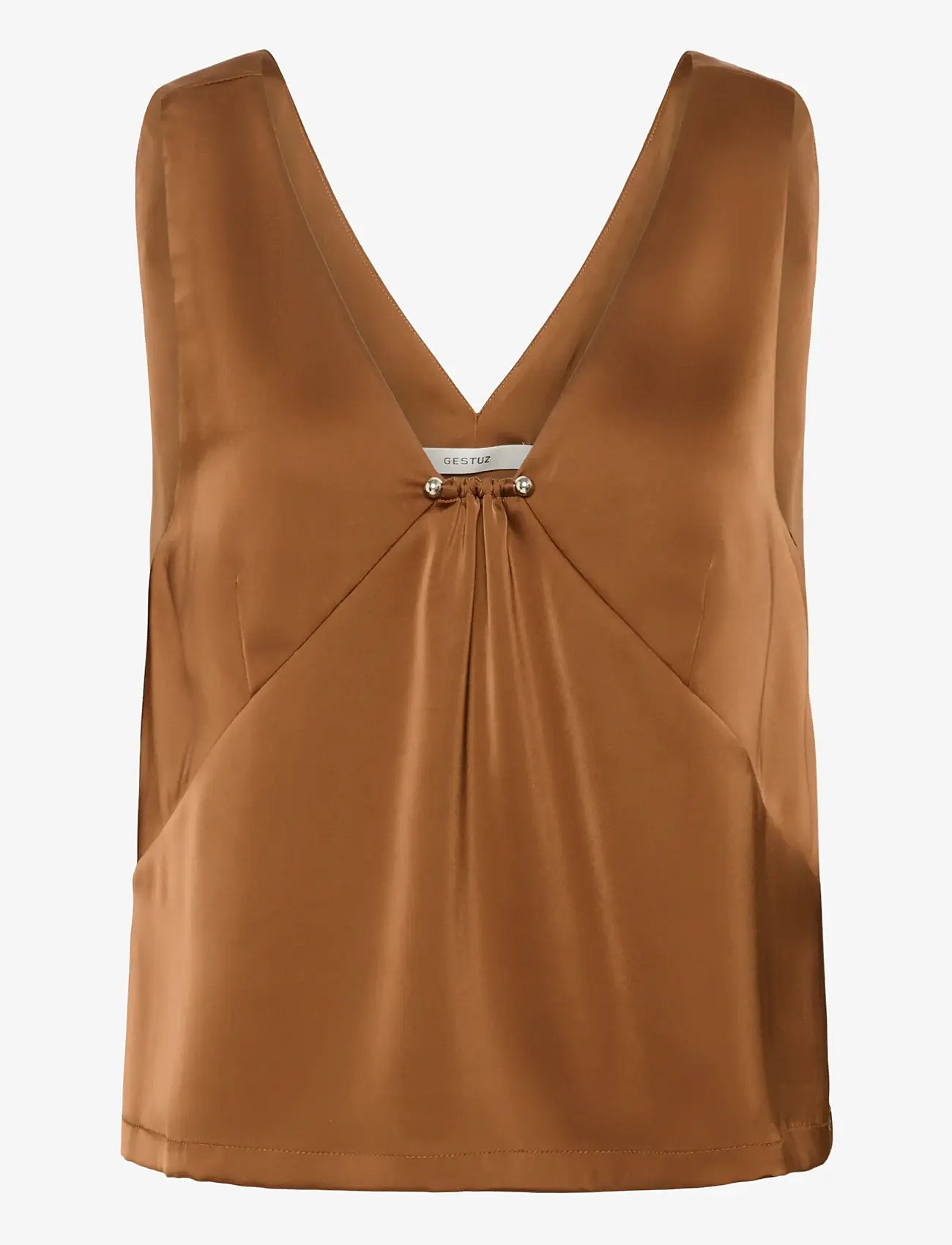 Gestuz - GZjessie top - linnen - sorrel horse - 1