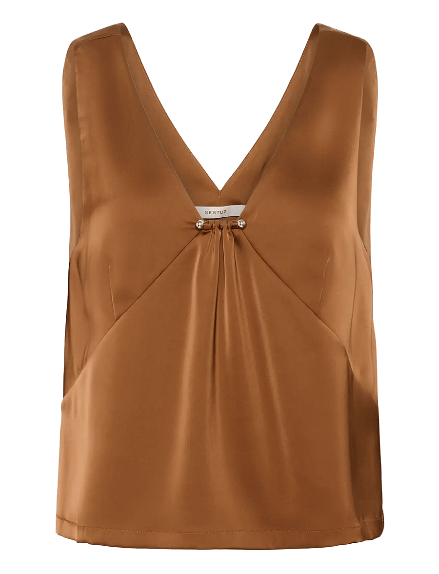 Gestuz - GZjessie top - topi bez piedurknēm - sorrel horse - 1