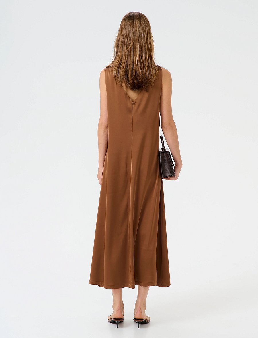 Gestuz - GZjessie dress - sukienki do kolan i midi - sorrel horse - 4