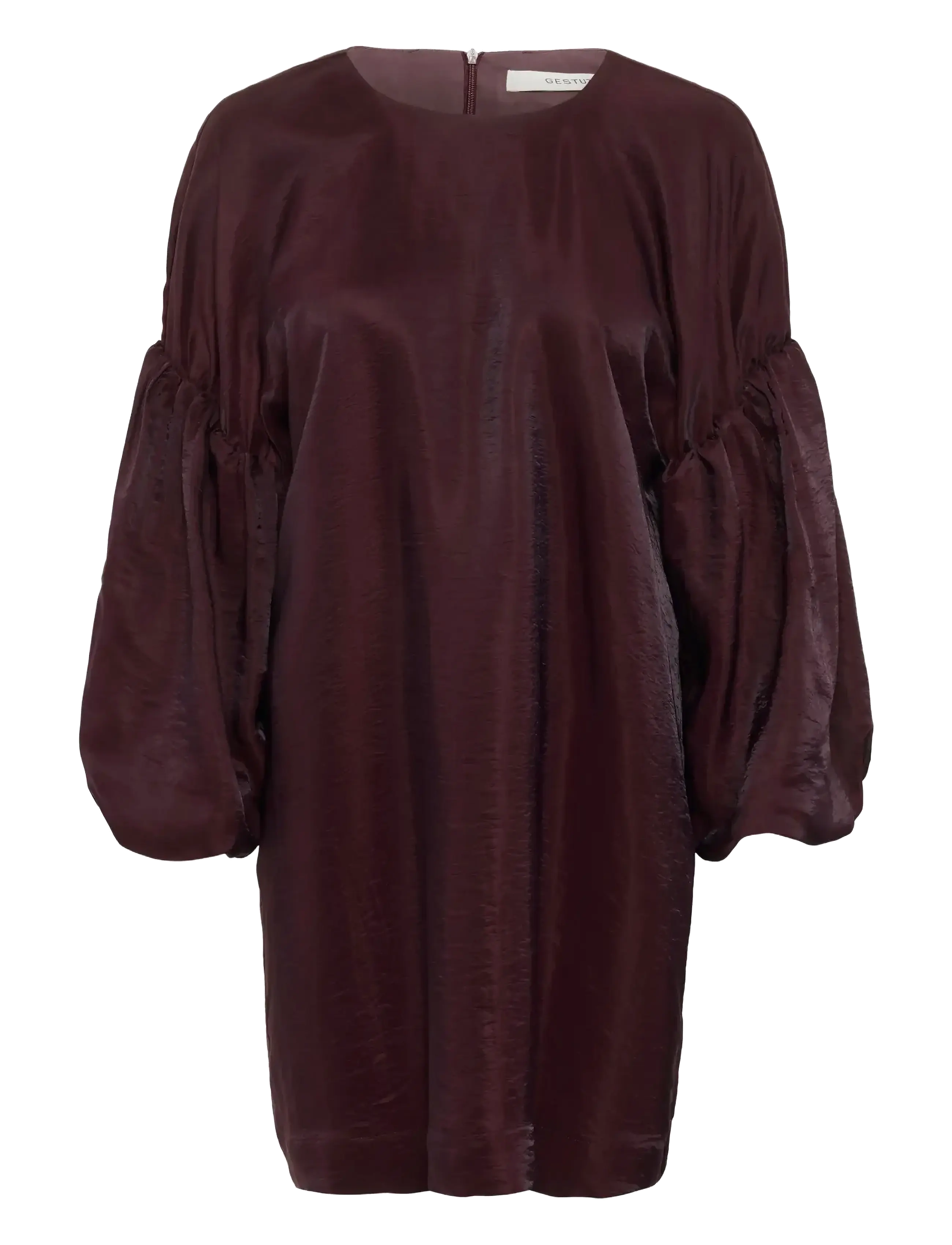 Gestuz GZmalloon short dress - Dresses - ARONIA / burgundy