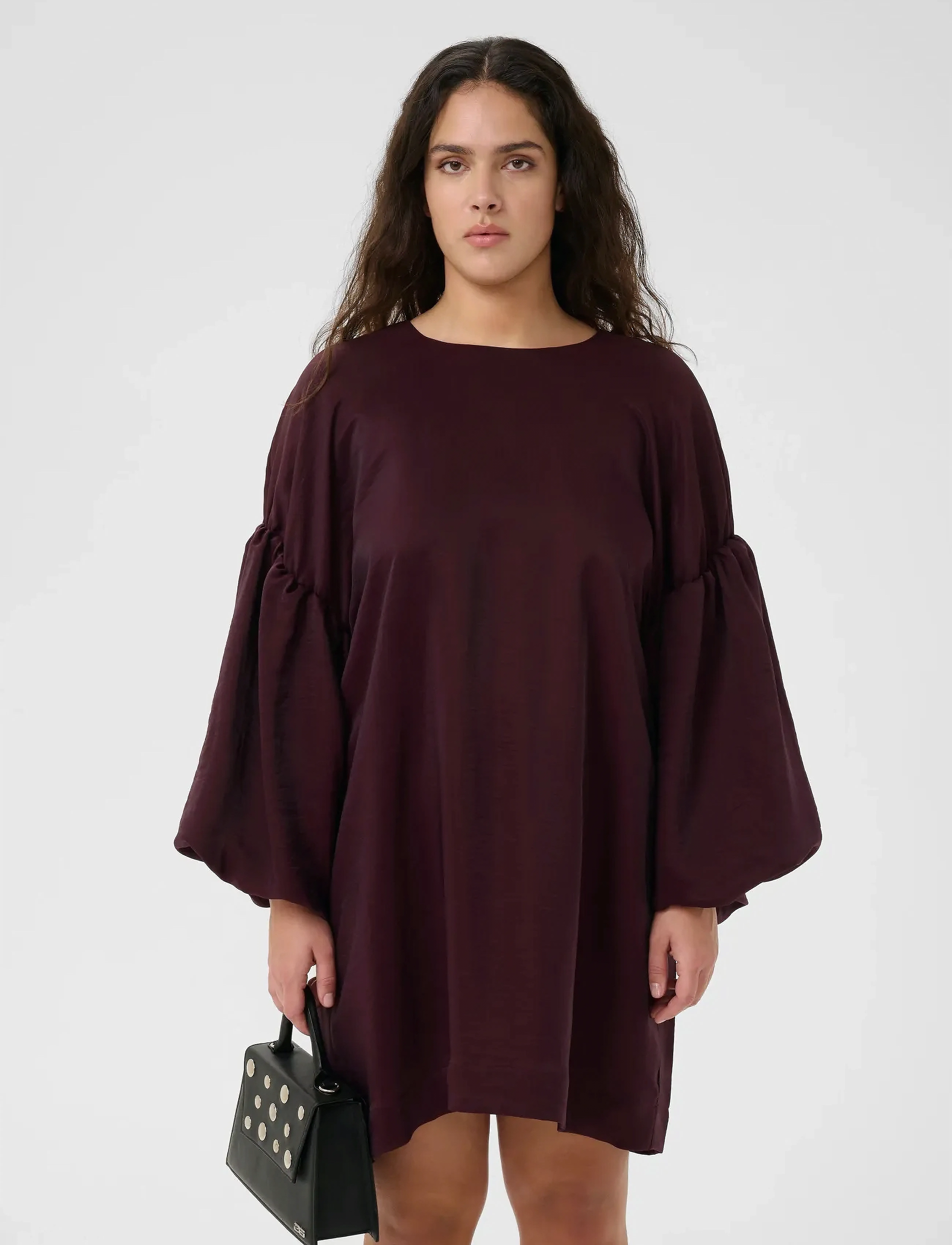 Gestuz Gzmalloon Short Dress, 40, Burgundy, Kjoler > Kort Kjole, Dame