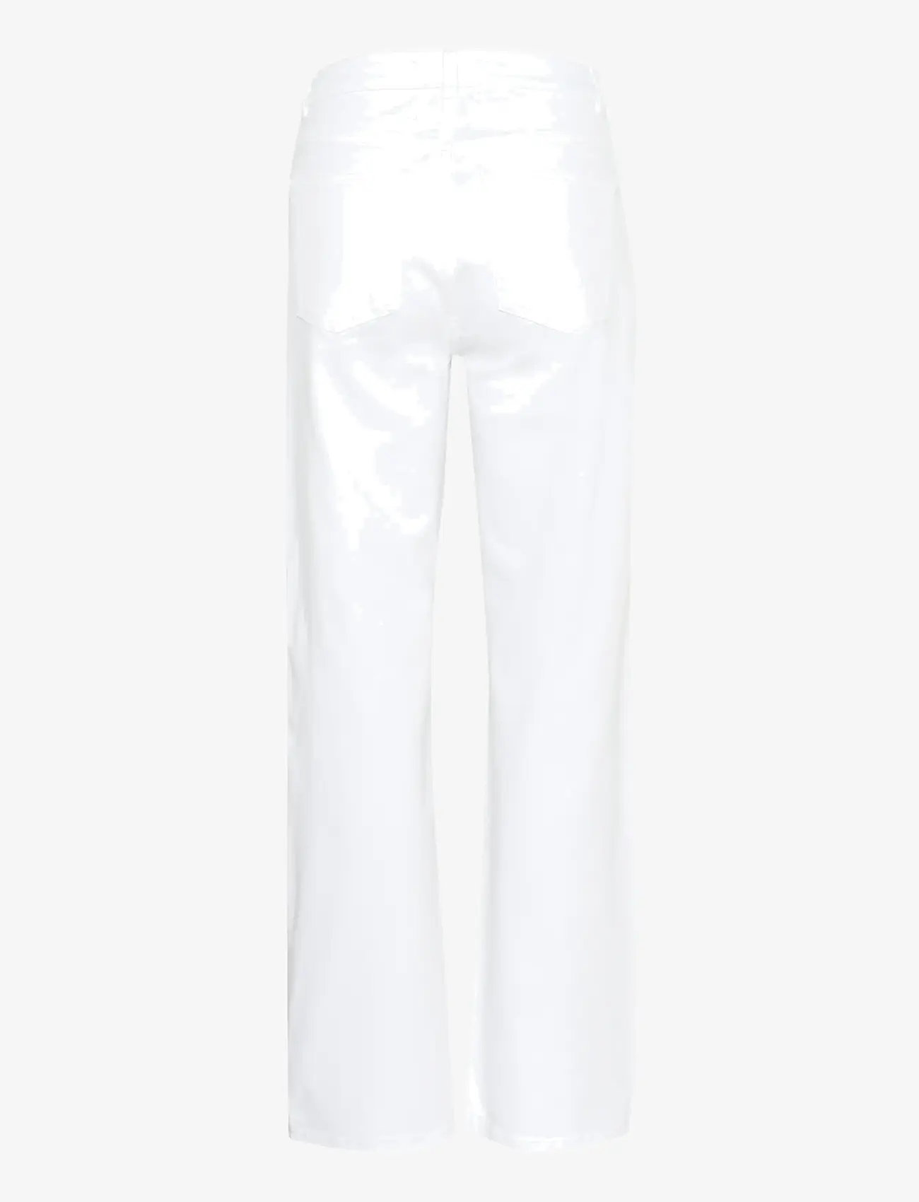 Gestuz - GZzolina twill HW wide jeans - vida jeans - white wash - 2