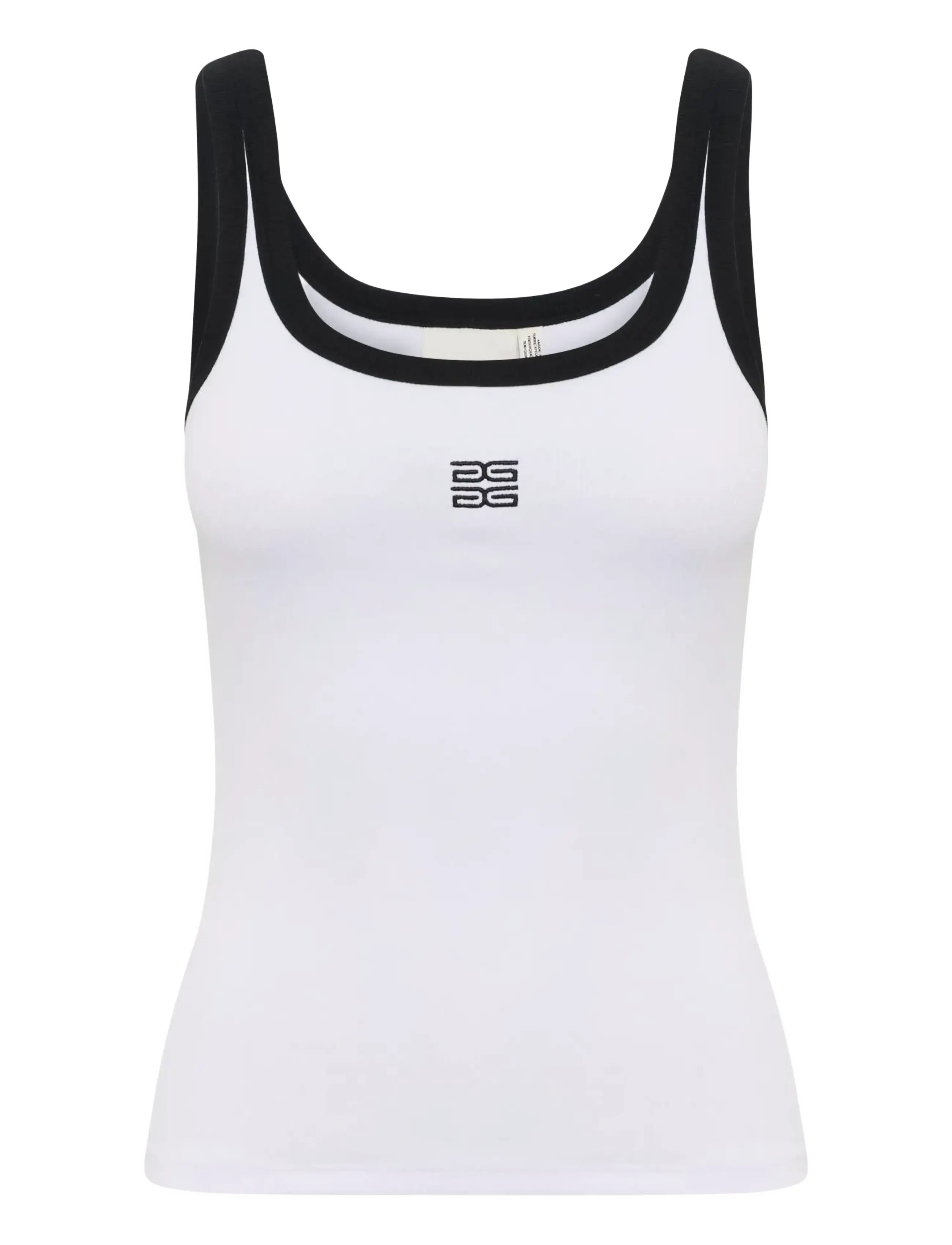 Gestuz GZdrew contrast logo top - Kläder - BRIGHT WHITE / white