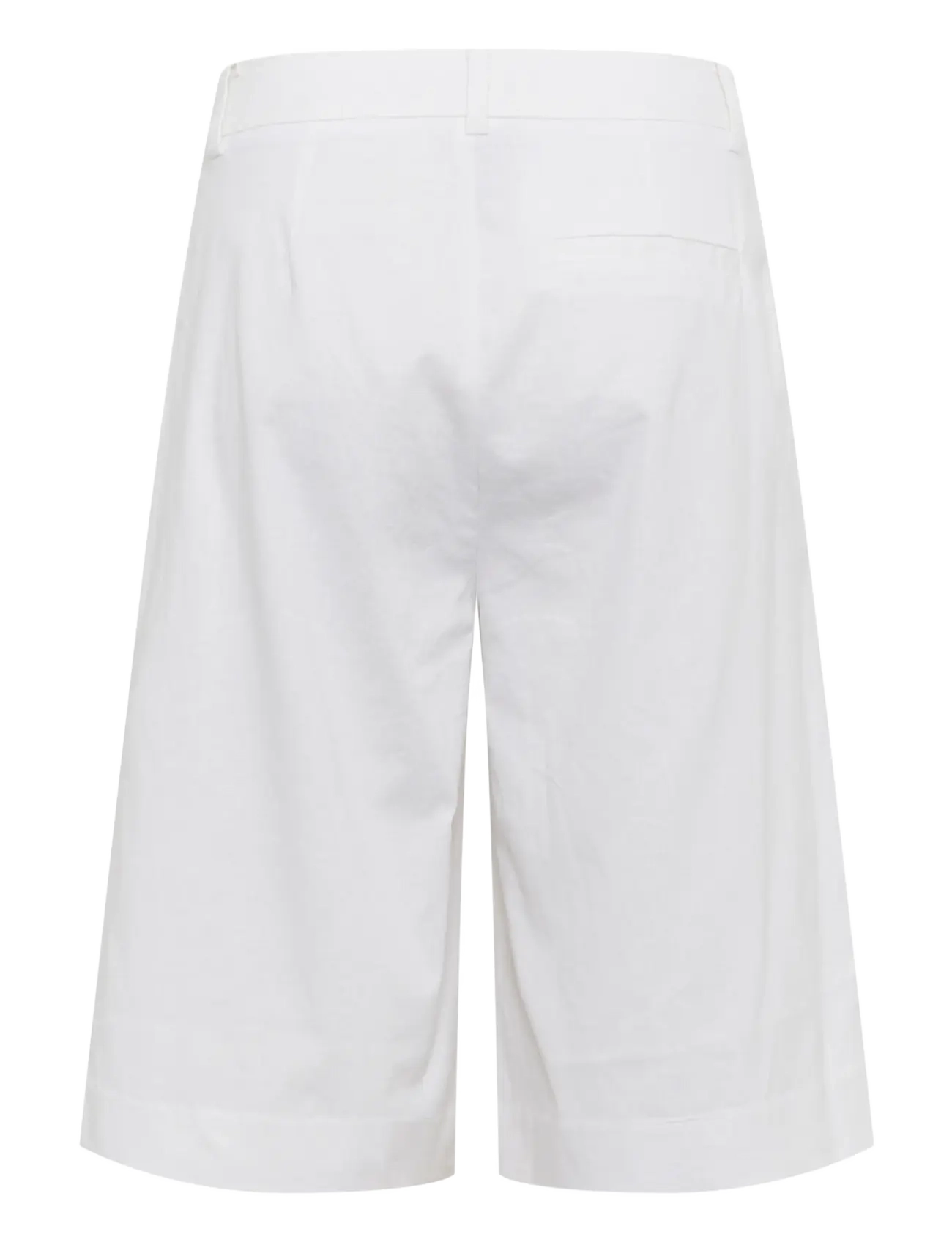 Gestuz - GZizza linen MW shorts - casual shorts - bright white - 2