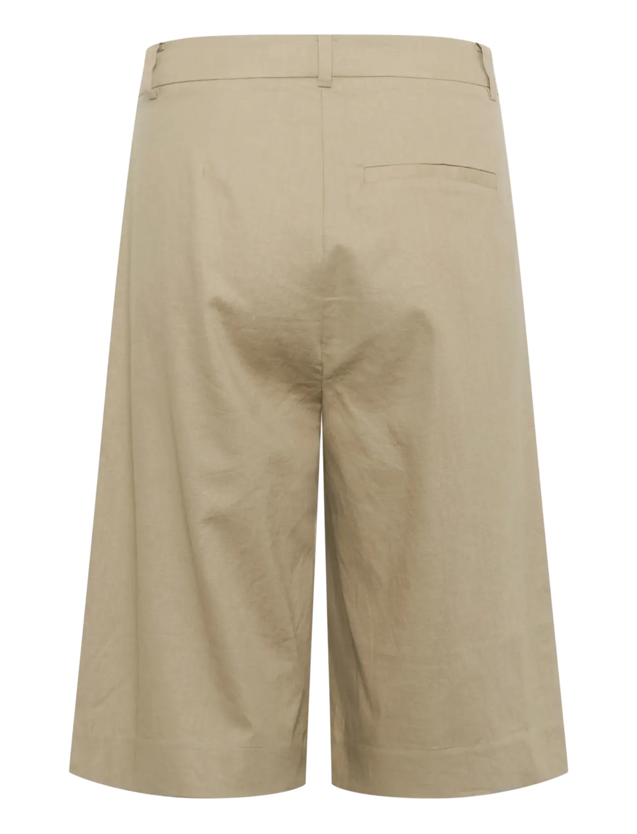 Gestuz - GZizza linen MW shorts - casual shorts - silver sage - 2