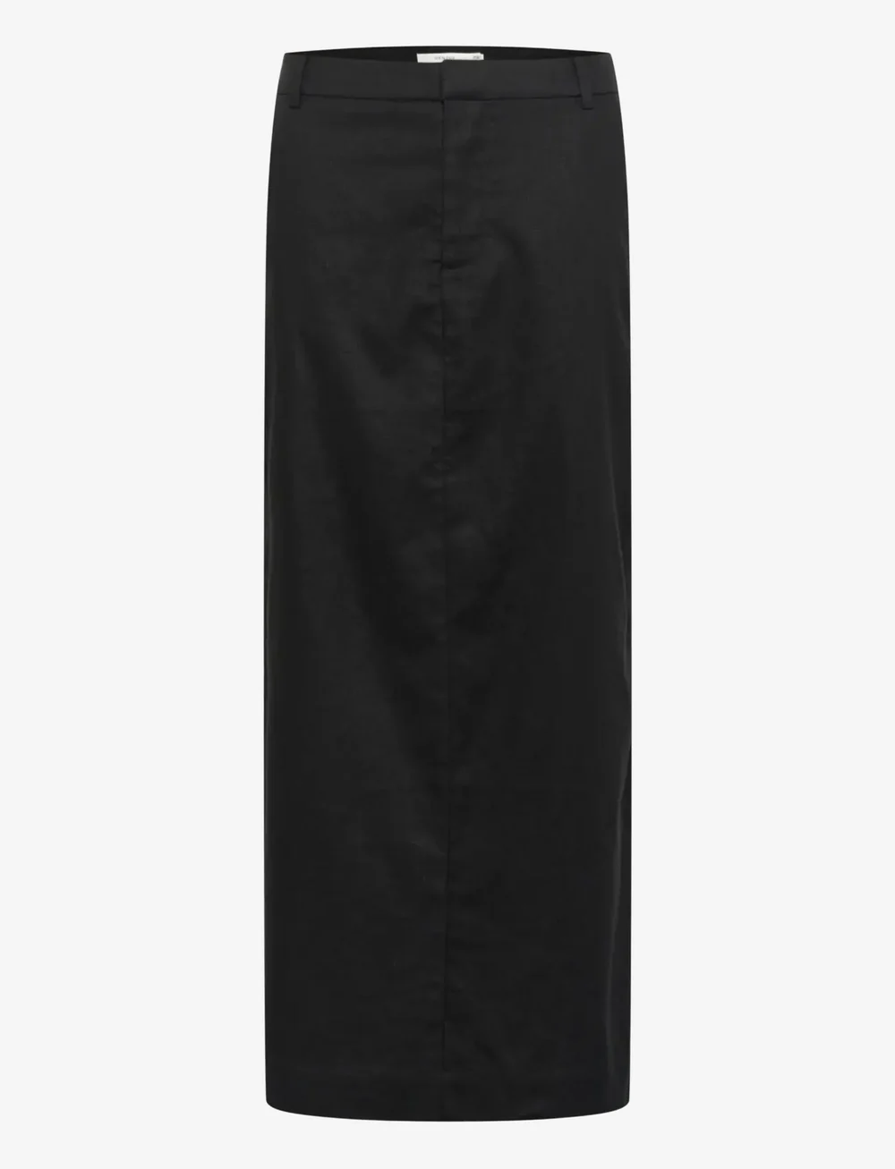 Gestuz - GZizza linen MW skirt - maxi nederdele - black - 1