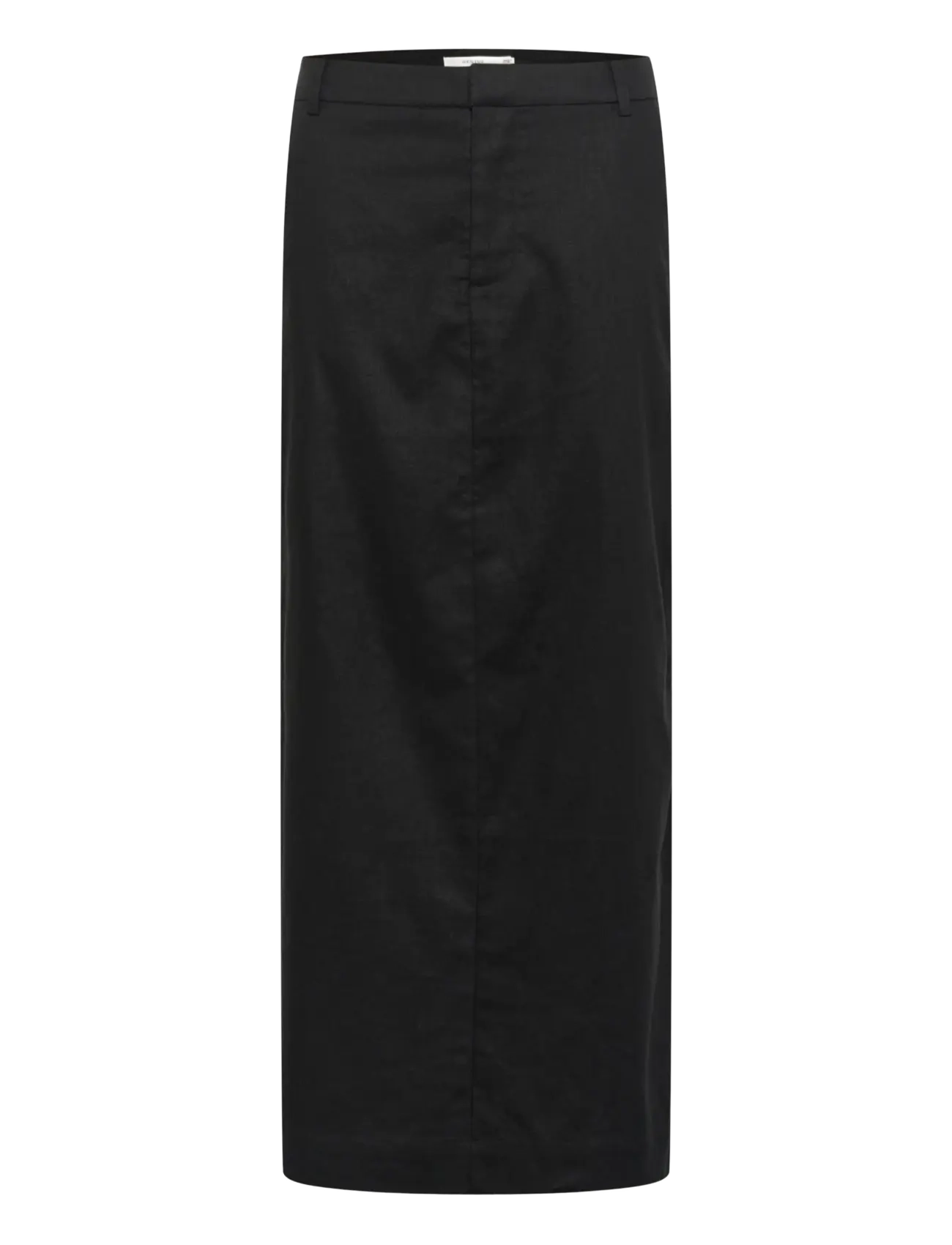 Gestuz GZizza linen MW skirt - Röcke - BLACK / black