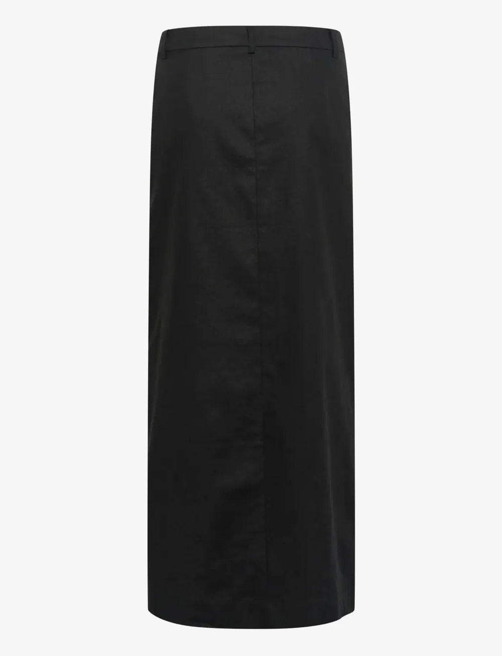 Gestuz - GZizza linen MW skirt - maxi nederdele - black - 2