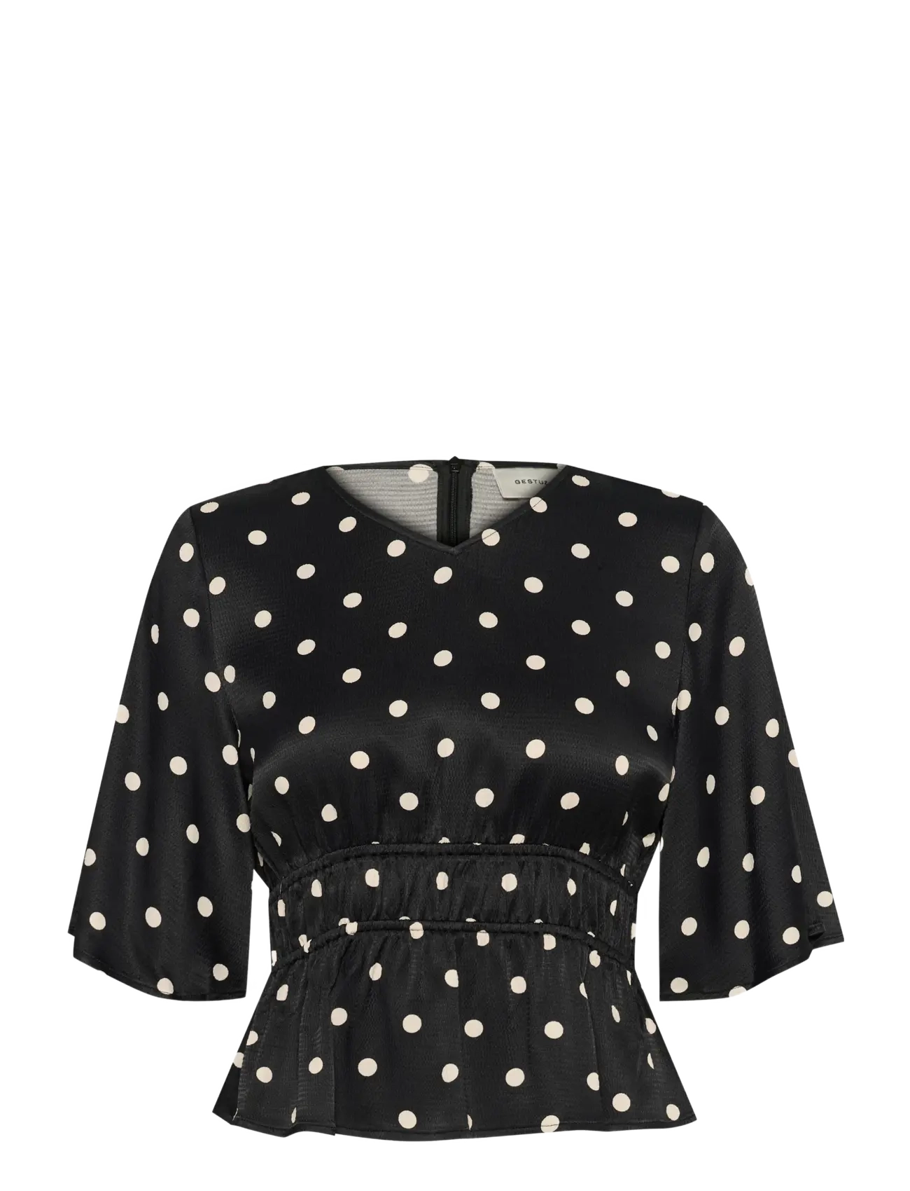 BLACK WITH EGRET DOT