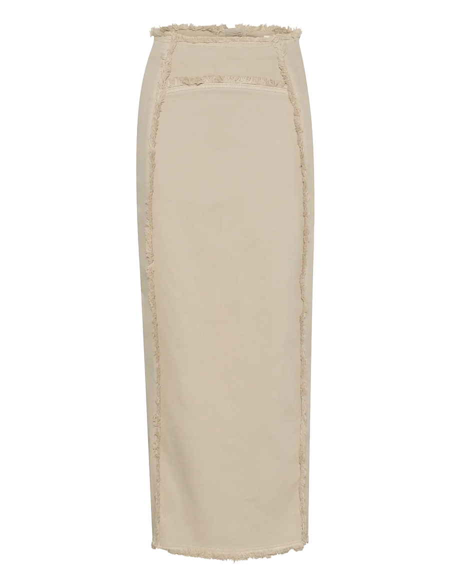Gestuz - GZcatia long skirt - spódnice długie - light moss green - 1