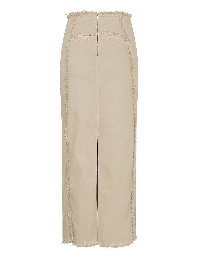 Gestuz - GZcatia long skirt - maxi röcke - light moss green - 2