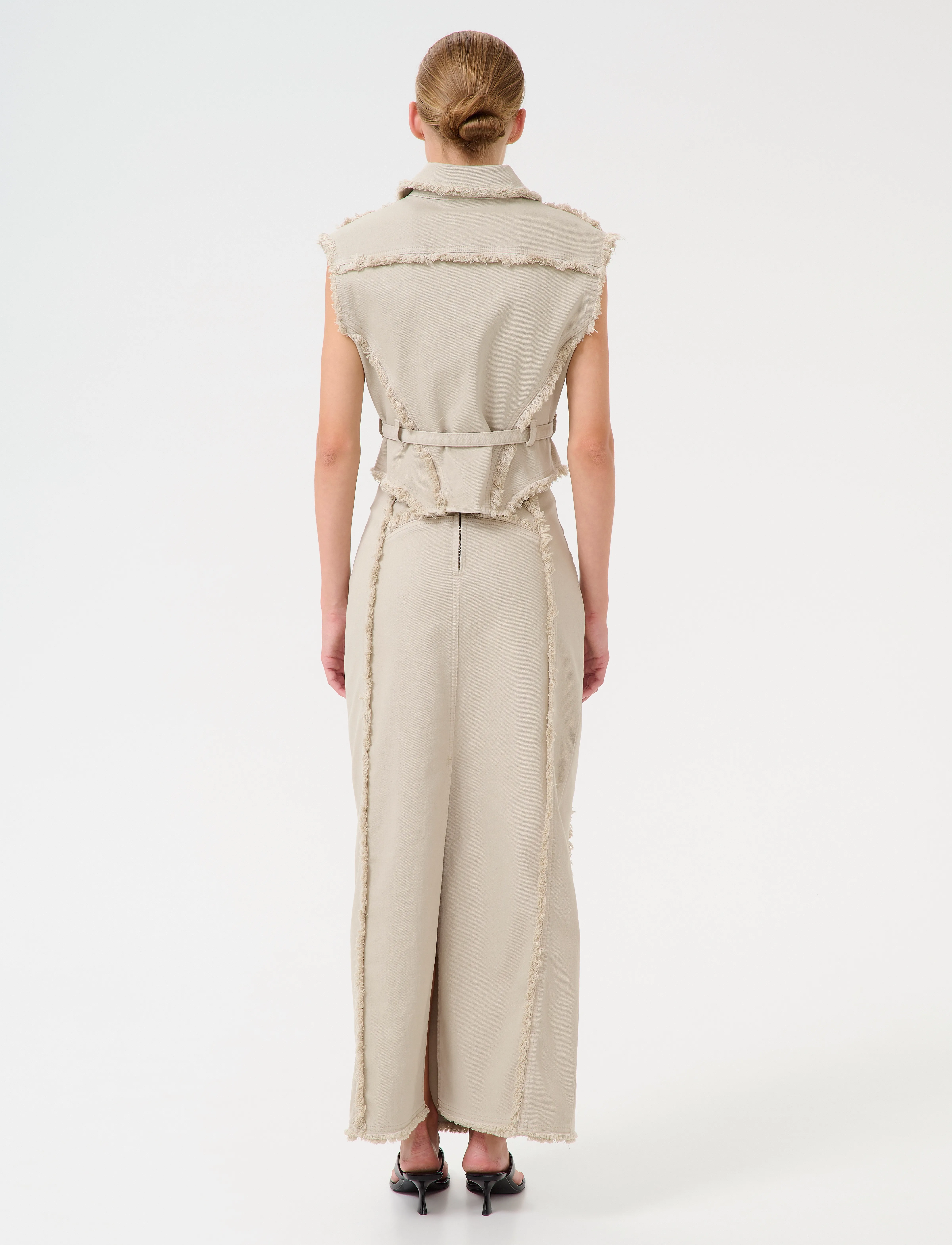 Gestuz - GZcatia long skirt - spódnice długie - light moss green - 4