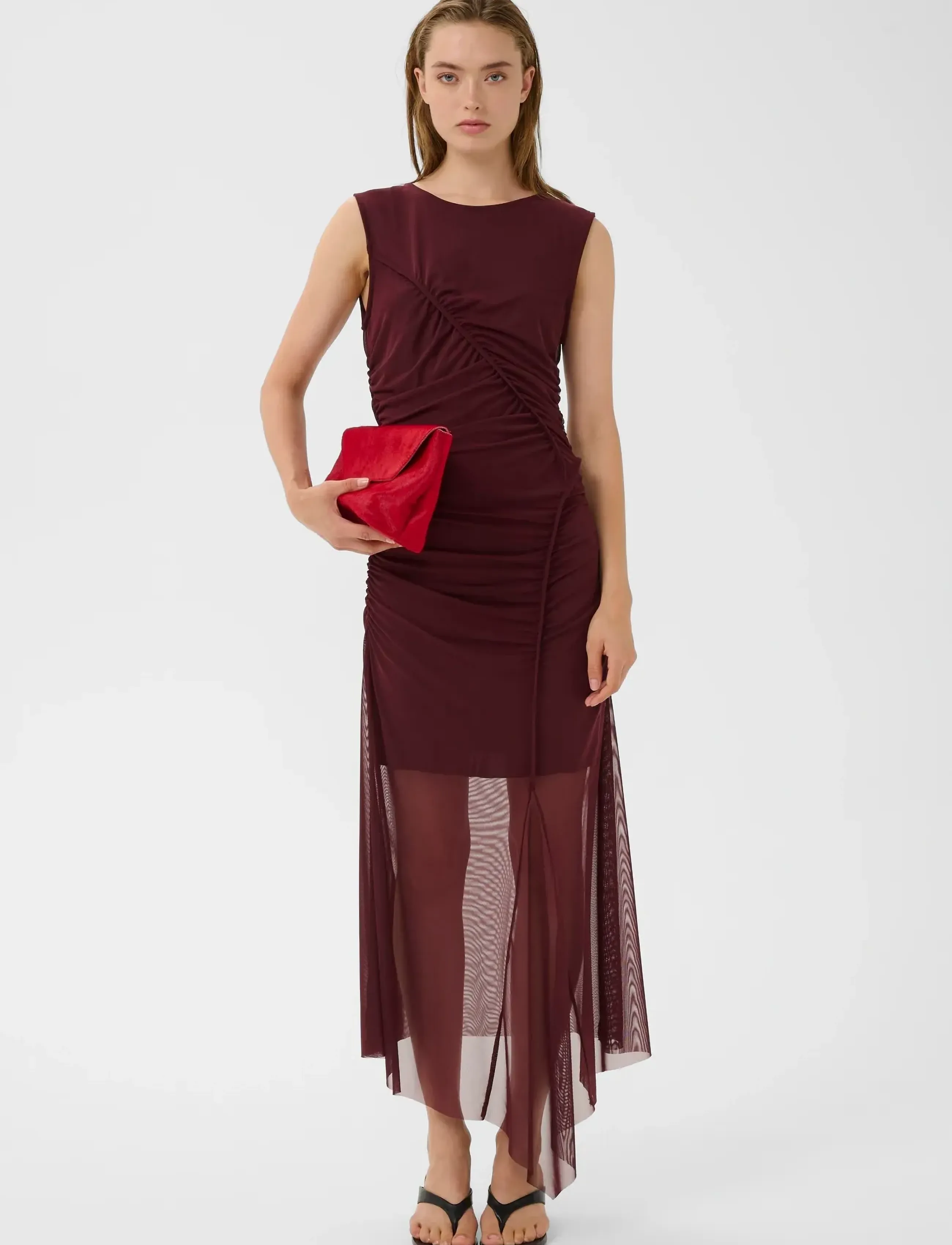 Gestuz GZmenny dress - Cocktailkleider - BLOOD RED / burgundy