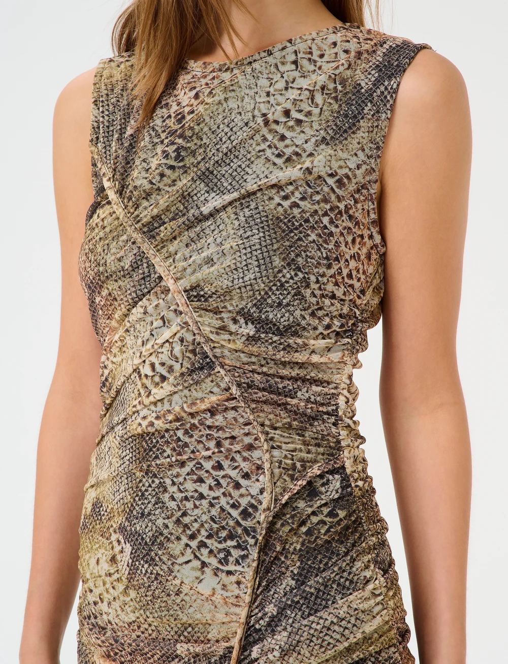 Gestuz - GZmenny dress - etuikleider - golden snake - 5