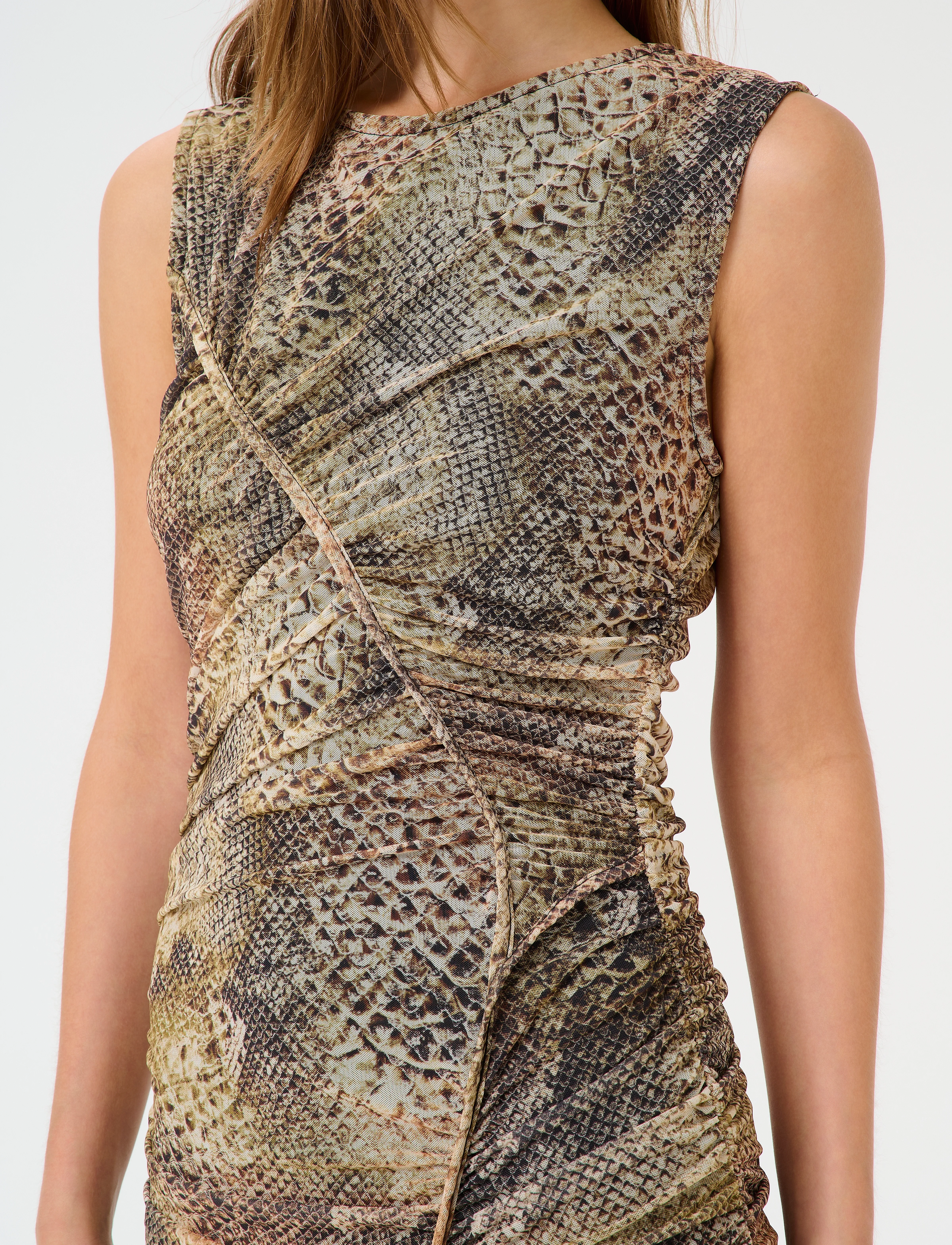Gestuz - GZmenny dress - cocktail dresses - golden snake - 5